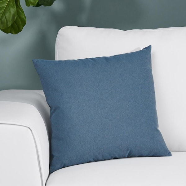 dusty blue throw pillows