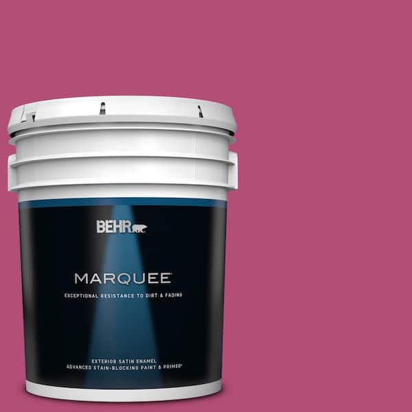 BEHR MARQUEE 5 gal. #P120-6 Diva Glam Satin Enamel Exterior Paint & Primer