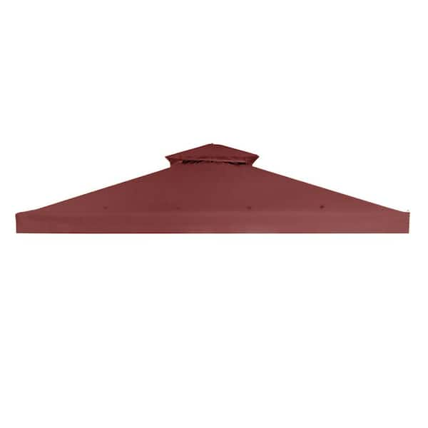 Garden Winds RipLock 350 Nutmeg Replacement Canopy for 10 ft. x 10 ft. Arrow Gazebo