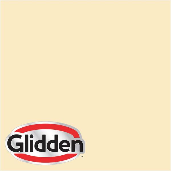 Glidden Premium 5 gal. #HDGY03U Yellow Acacia Bloom Flat Interior Paint with Primer
