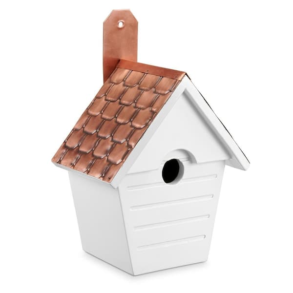 Good Directions Classic Cottage Bird House  – Shingled Antique Copper Roof