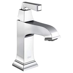 Town Square S Single Hole Single-Handle Monoblock Bathroom Faucet with Drain Assembly and WaterSense 1.2 GPM in Chrome