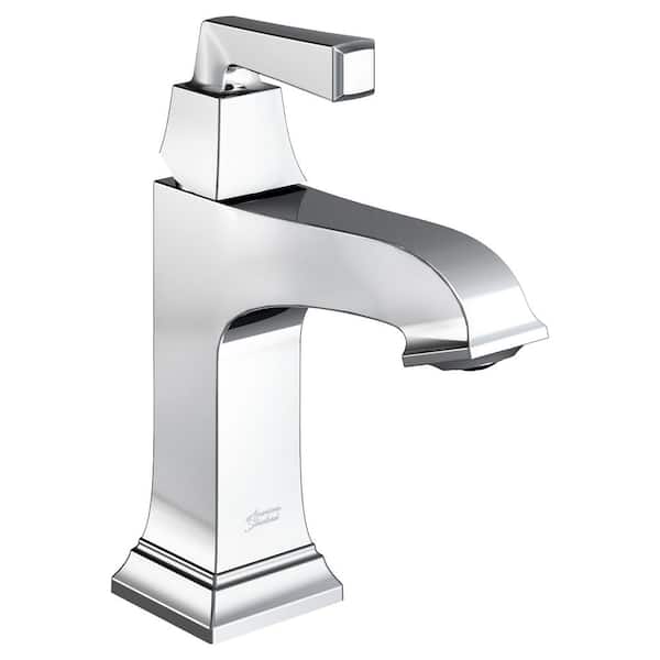 American Standard Town Square S Single Hole Single-Handle Monoblock Bathroom Faucet with Drain Assembly and WaterSense 1.2 GPM in Chrome