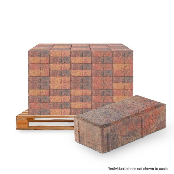 Holland 7.87 in. L x 3.94 in. W x 2.36 in. H 60 mm Old Town Blend Concrete Paver (480 Pieces/103 Sq Ft/Pallet)