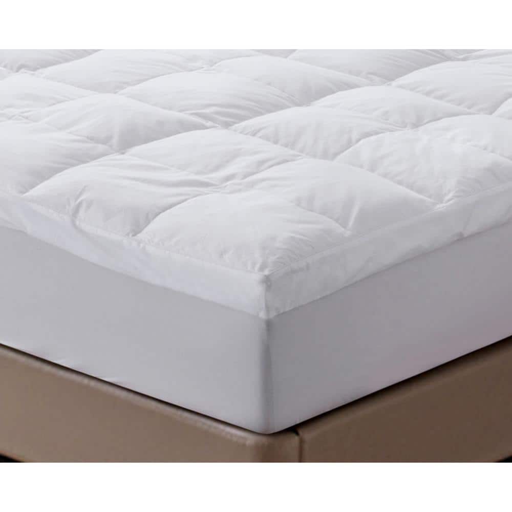 St. James Home Triple Chamber 3 in. California King Down and Feather Mattress Topper St. James Home Triple Chamber 3 in. California King Down and Feather Mattress Topper - 2