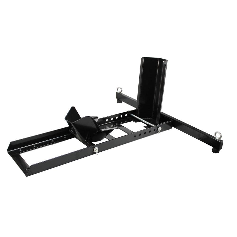 Extreme Max 5001.5757 Adjustable Motorcycle Stand / Wheel Chock - 1,800 lbs.