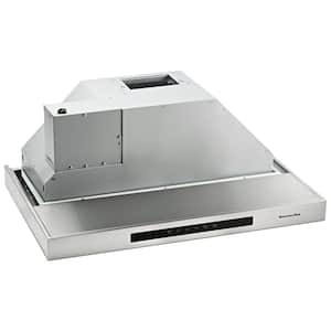 30 in. Low Profile Under Cabinet Ventilation Range Hood with Light in Stainless Steel