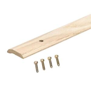 6 ft. x 1-7/16 in. x 7/16 in. Oak Carpet Trim