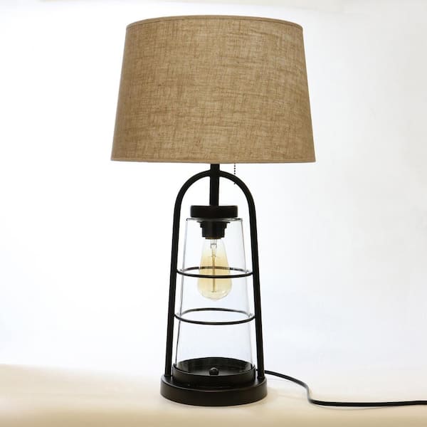 Warehouse of Tiffany 22 in. Arstill Antique Bronze Table Lamp