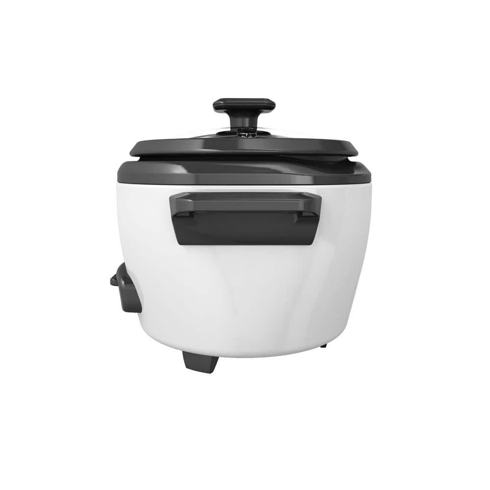 BLACK+DECKER 3-Cup Rice Cooker, RC503, 1.5-cup Uncooked Rice, Steaming Basket, Removable Non-Stick Bowl, One Touch