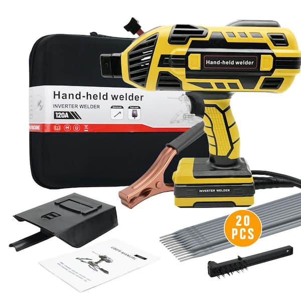 Handheld 120 Amp 110-Volt Electric (AC) Stick Inverter Welder with Carrying Case
