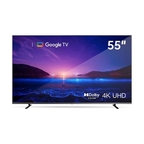 55-Inch Smart Monitor 4K UHD with HDR 10 Dolby Vision Atmos MEMC Voice Remote Google Cast Built-In 2024 Model