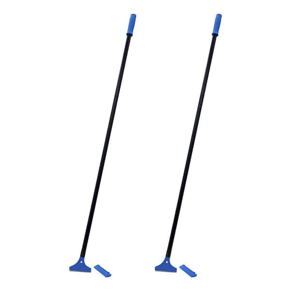 Unger 4 in. Steel Floor Scraper Long Handle (2-Pack)