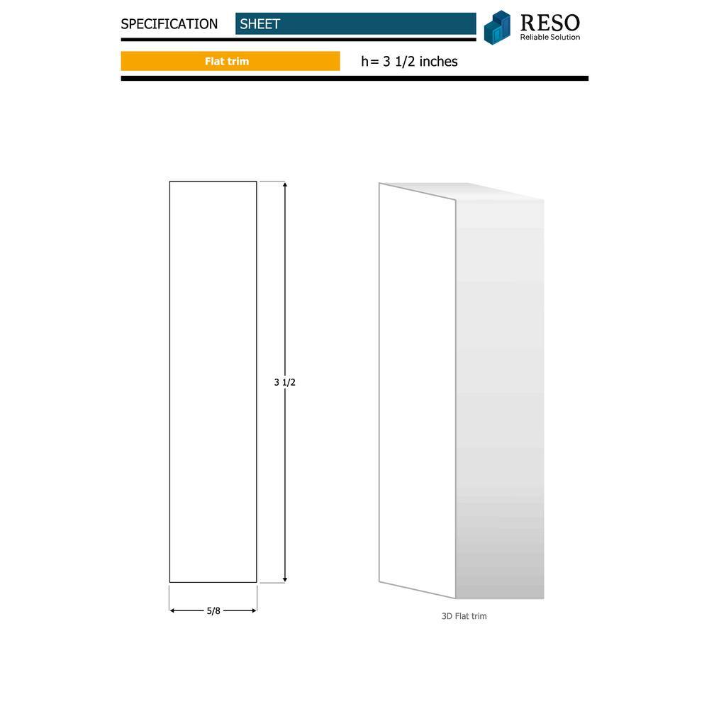 Primed White Radiata Pine Door Casing Kit 84"