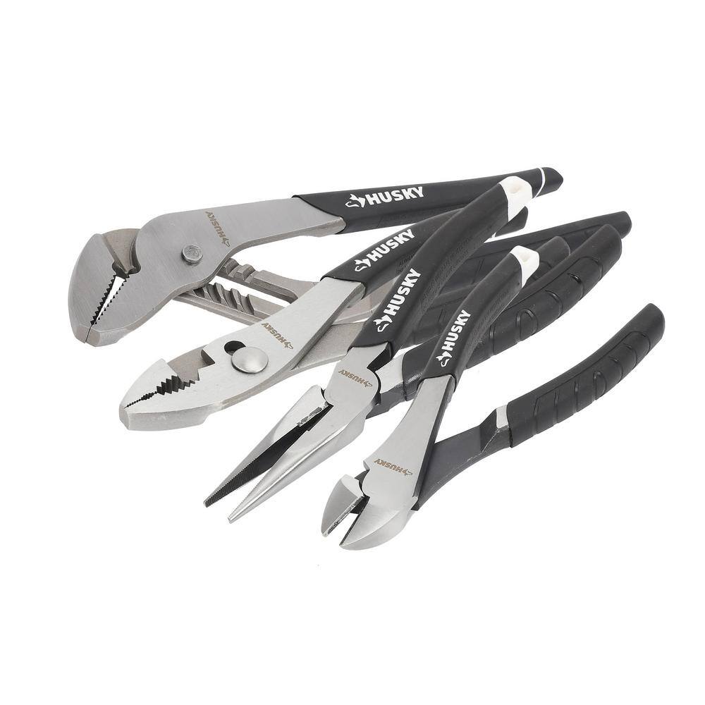 Husky 4Piece Pliers Set 90929 The Home Depot