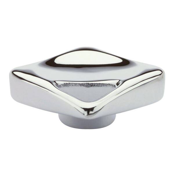 Liberty 1-1/4 in. Polished Chrome   Square Cabinet Knob-DISCONTINUED