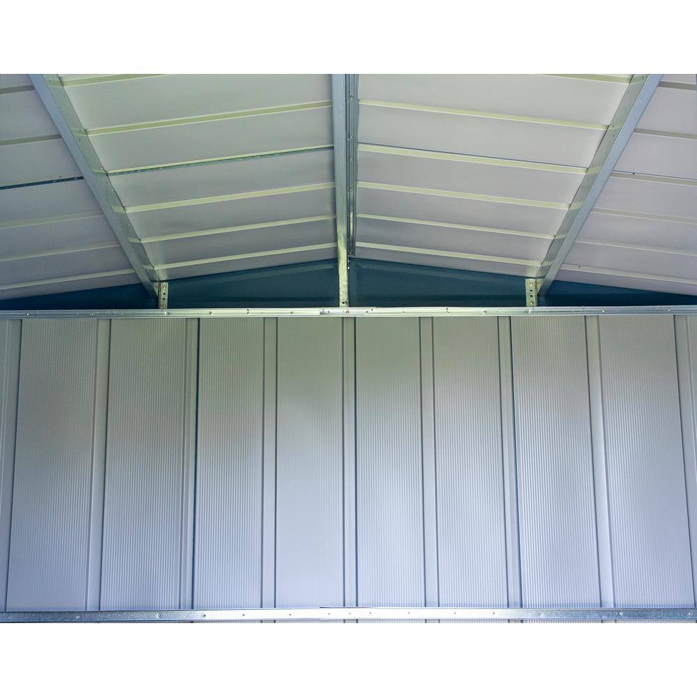 6 ft. x 5 ft. Blue Grey Galvanized Steel Storage Shed