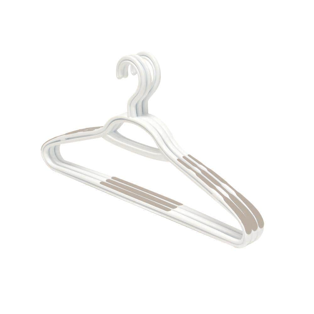 Heavy Duty Thick Strong Plastic Hangers Heavy Duty Hook Non Slip White Color