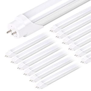 40-Watt Equivalent 48 in. Linear Tube T8 G23 LED Light Tube Daylight 5000K (12-Pack)