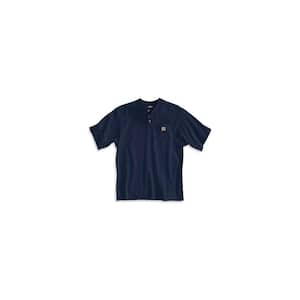 Men's Regular XX Large Navy Cotton Short-Sleeve T-Shirt