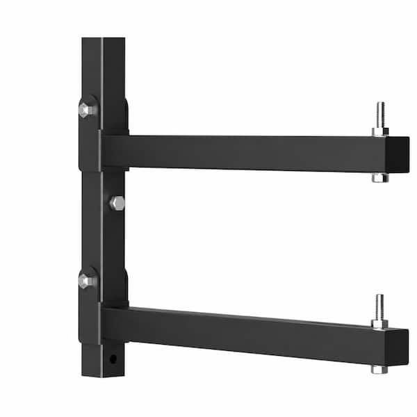 LUKVIZO 4 Pack Metal Lumber Storage Rack Wall Mount Folding Garage