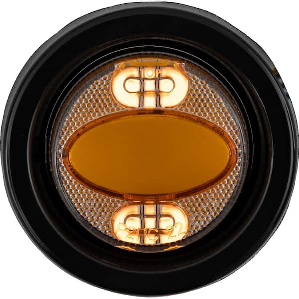 Yellow 2.5' Reflector Lens LED arker Clearance Lights for Trailer Truck - arker Lights, LED Clearance Lights