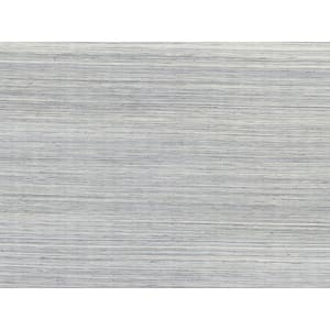 Baishin Silver Grasscloth Silver Wallpaper Sample