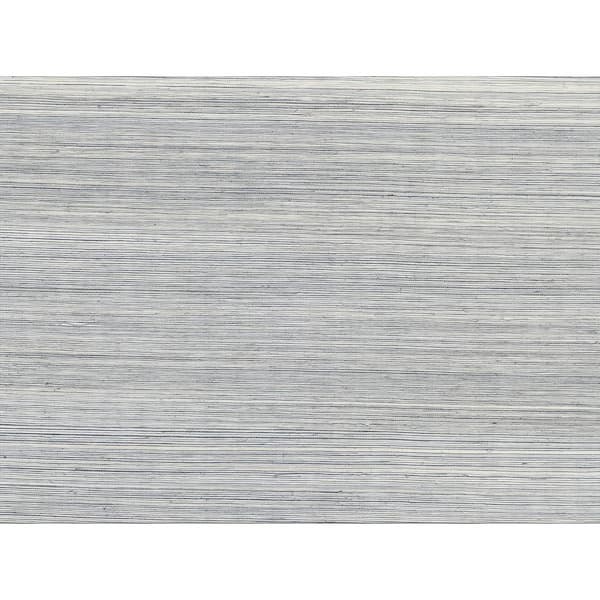 A-Street Prints Baishin Silver Grasscloth Silver Wallpaper Sample