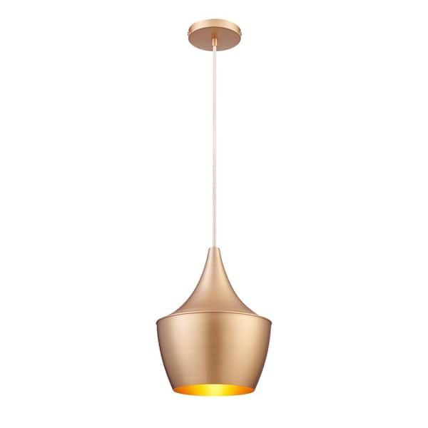 Bromi Design Berkley 1-Light Gold Pendant B6001G - The Home Depot