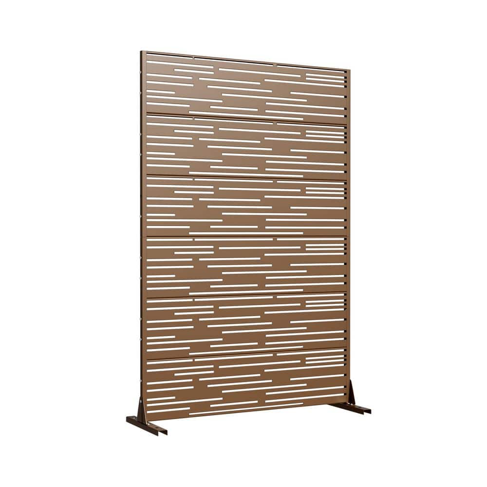 47 in. L x 16 in. W x 72 in. H Brown Galvanized Steel Dig Border Privacy Screen Fencing price history on PriceWatchPro