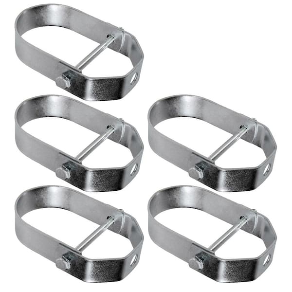 PLUMBFLEX 3 in. Clevis Hanger for Vertical Pipe Support in Standard Galvanized Steel (5-Pack)