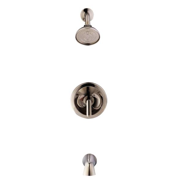 Jax Single-Handle 1-Spray Tub and Shower Faucet in Polished Nickel Jax Single-Handle 1-Spray Tub and Shower Faucet in Polished Nickel