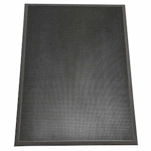 TrafficMaster Black 48 in. x 72 in. Recycled Rubber Commercial Door Mat  60-060-9501-4000600 - The Home Depot