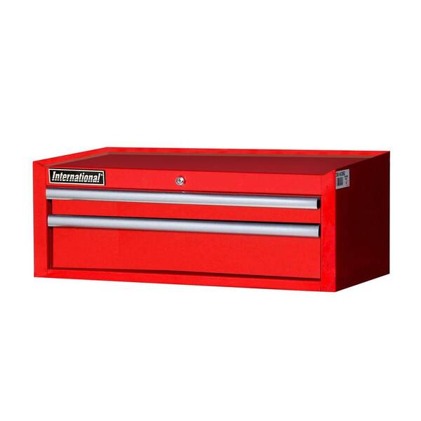 International Tech Series 27 in. 2-Drawer Intermediate Chest, Red