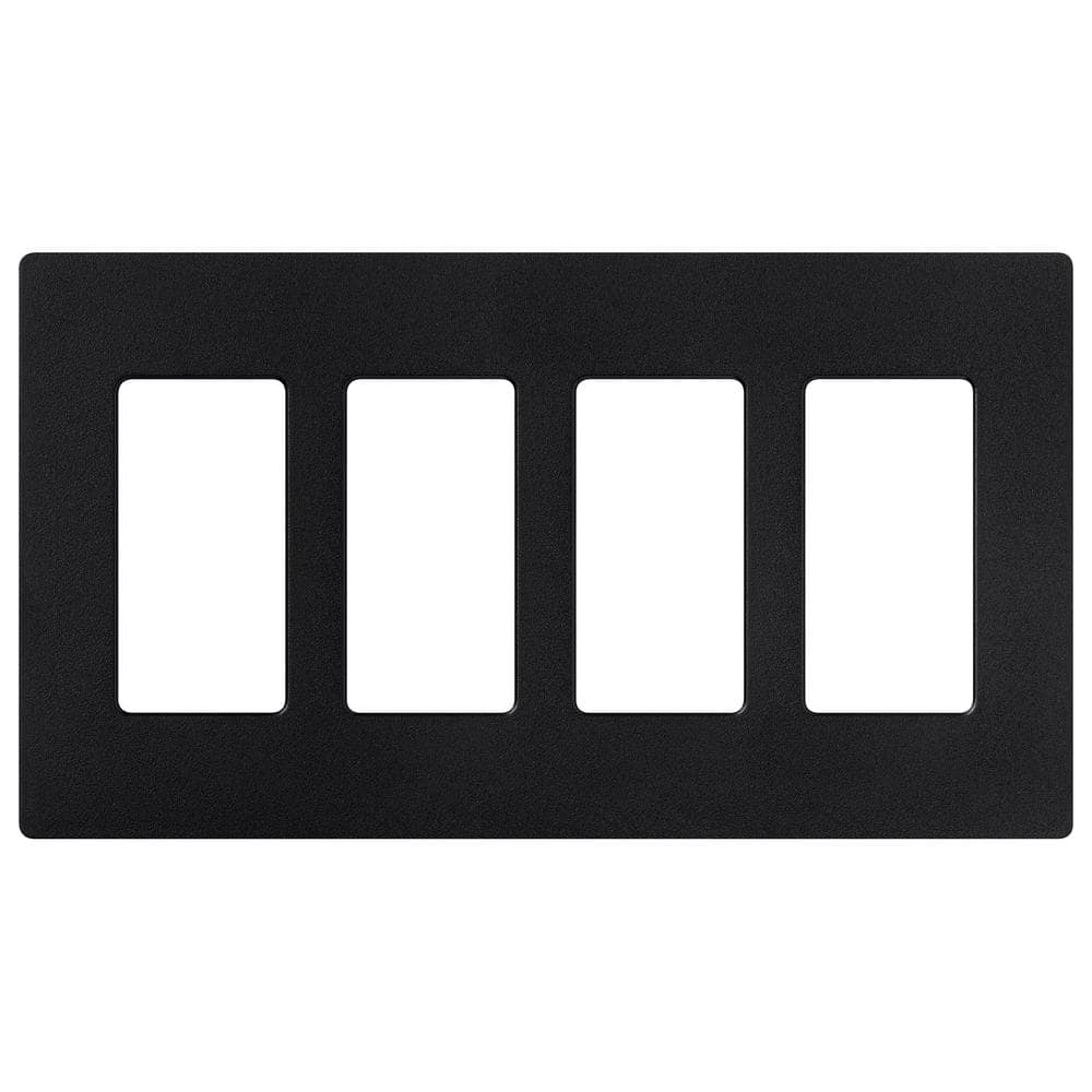 Claro 4 Gang Wall Plate for Decorator/Rocker Switches, Satin, Midnight (SC-4-MN) (1-Pack) price history on PriceWatchPro