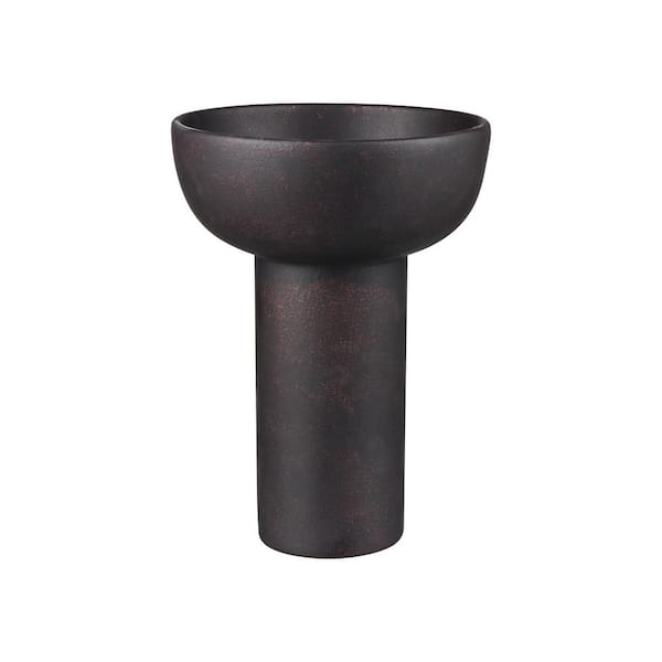 Unbranded Beach Mont Ceramic 9 in. Decorative Vase in Black