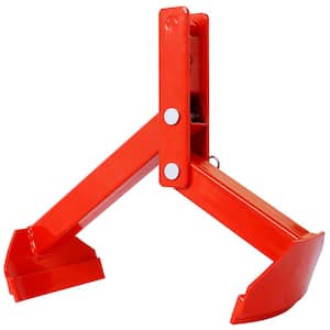 Heavy Duty Steel Drum Lifter 1100 lbs Working Load Limit in Red