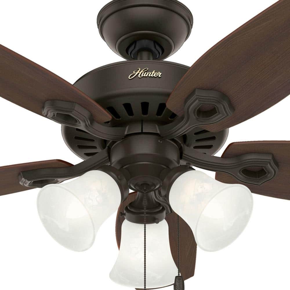 Elegant 42" New Bronze Ceiling Fan with Cherry & Mahogany Blades