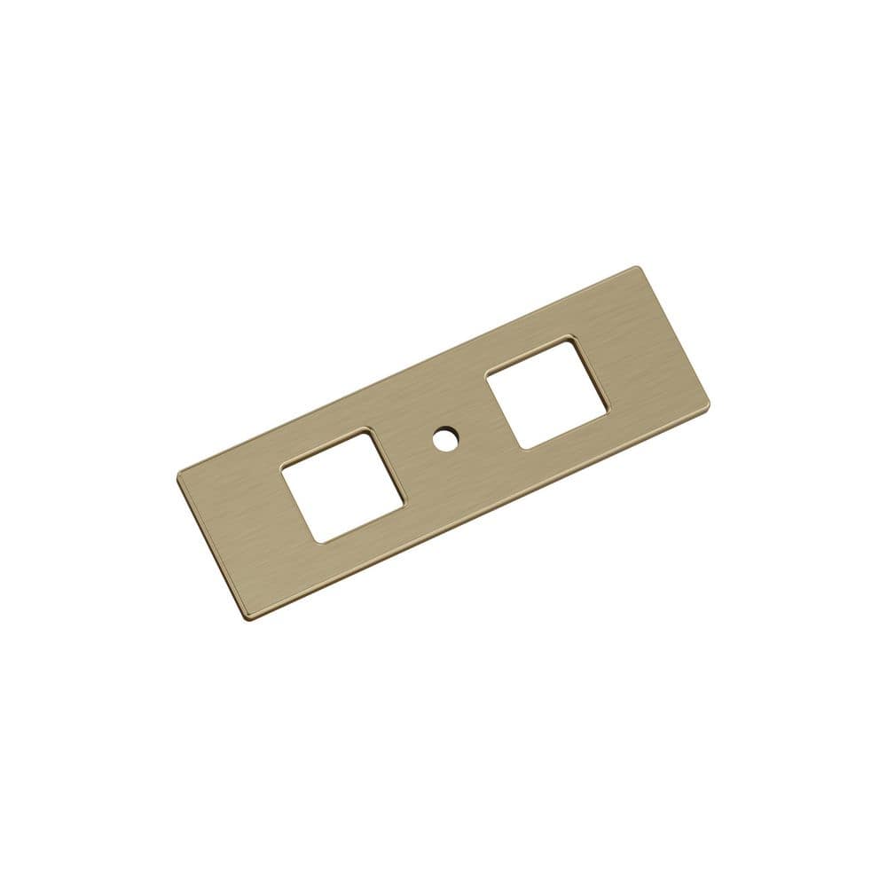 ベルメリー　両側　ゴールデンオーク　テーブル助手席側　裏面ブラック Amerock Medora 3-11/16 in. (94 mm) Length Rectangle Golden