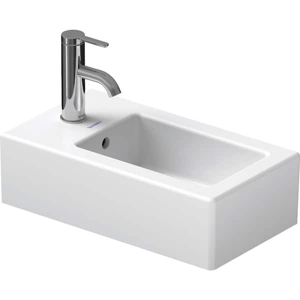 Duravit 9.88 in. Ceramic Retangular Vessel Sink in White