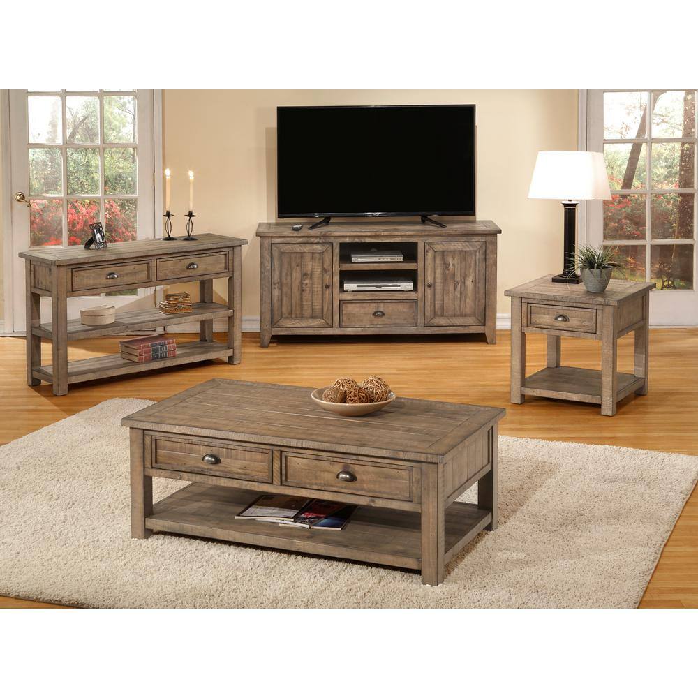 Reclaimed Natural 24 in. H Monterey End Table - thumbnail 7