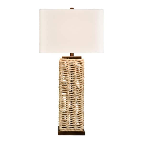 Titan Lighting Lumberton 34 in. Natural Table Lamp