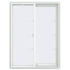 JELD-WEN 35.5 in. x 47.5 in. V-2500 Series White Vinyl Right-Handed ...