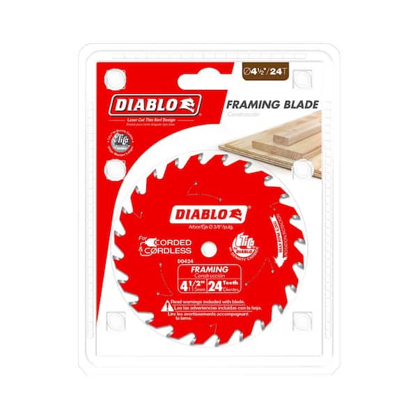 4-1/2 in. 24T Circular Saw Blade - Framing 4-1/2 in. 24T Circular Saw Blade - Framing