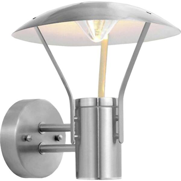 Eglo Roofus Stainless Steel Outdoor Wall Lantern Sconce