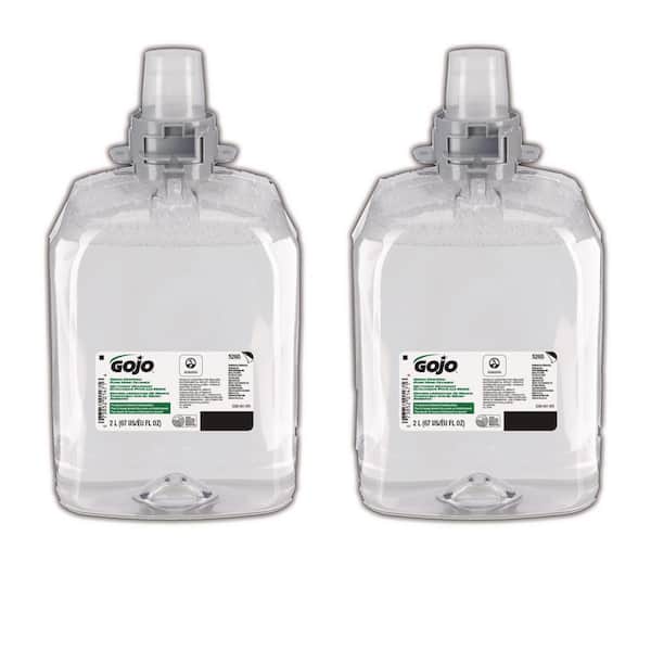 2,000 mL Green Certified Foam Hand Cleaner, Unscented Refill, 2/Carton