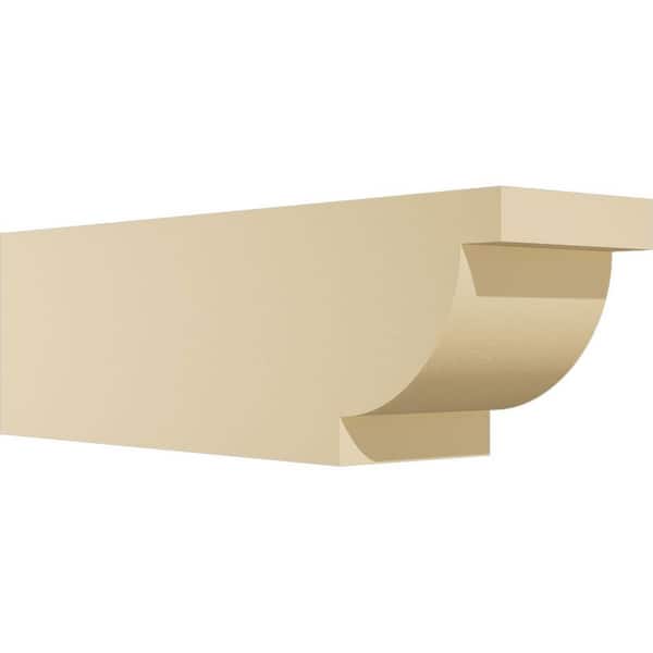 Ekena Millwork Standard Alpine 5 in. W x 6 in. H x 20 in. D Polyurethane Rafter Tail Outlooker