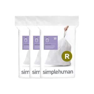 simplehuman CW0169 Sure-fit Trash Bag Liner J for sale online