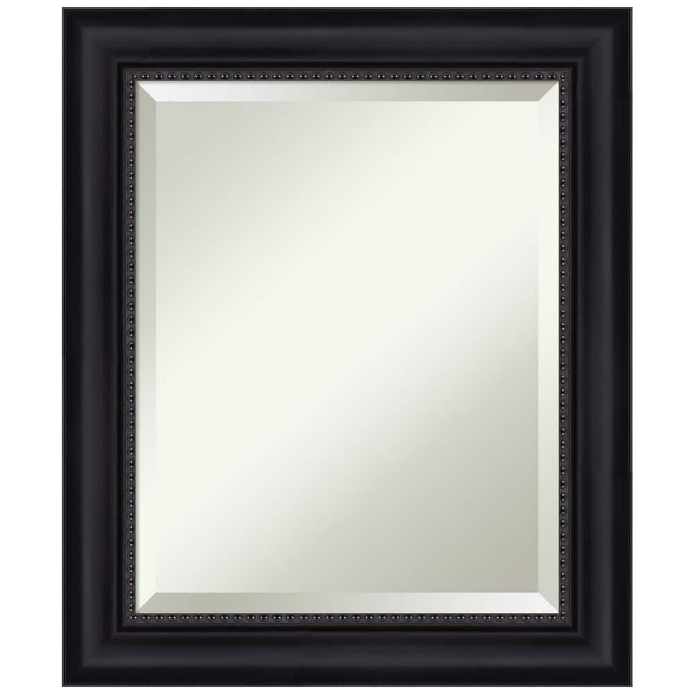 Astor Black Modern Full-Length Rectangular Wall Mirror