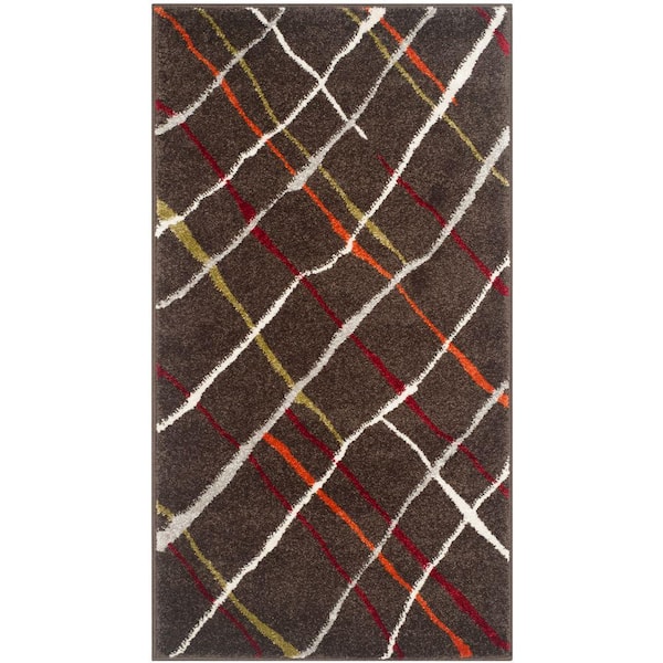 Safavieh Porcello Brown/Multi 3 ft. x 5 ft. Area Rug